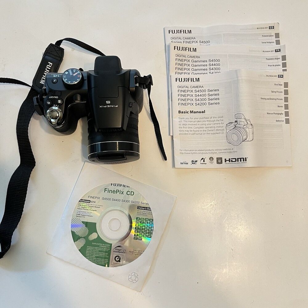 Fujifilm FinePix S4500 Compact Digital Bridge Camera 14MP CCD 30x Zoom